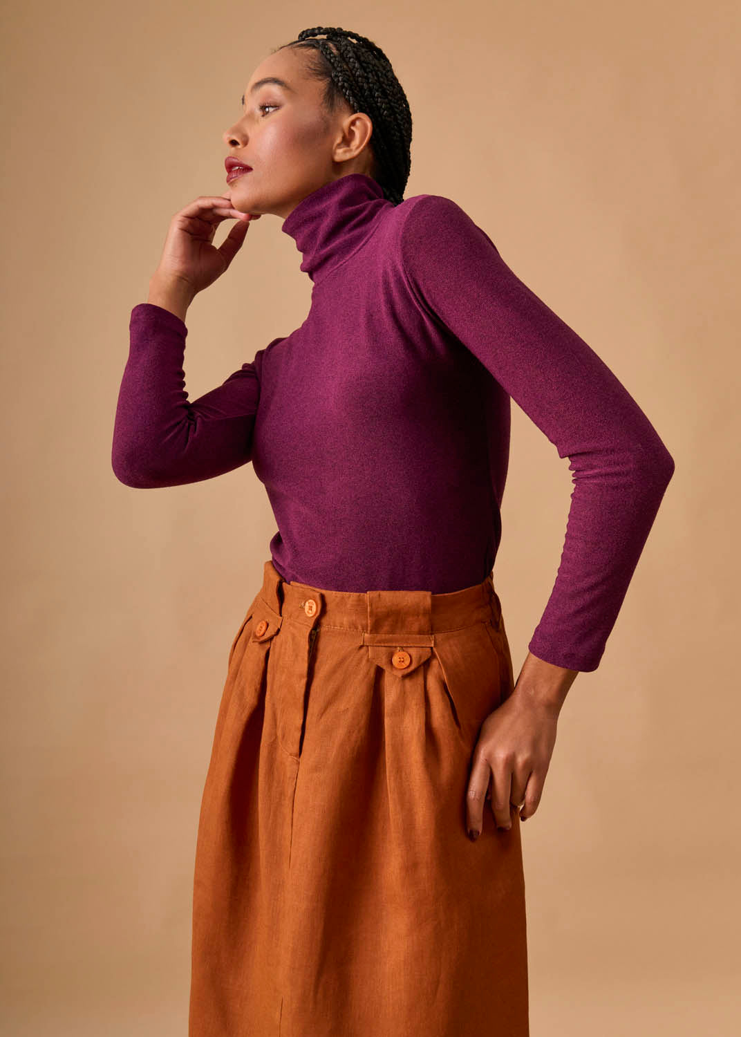 Top Rolê Malha Tricot Liso