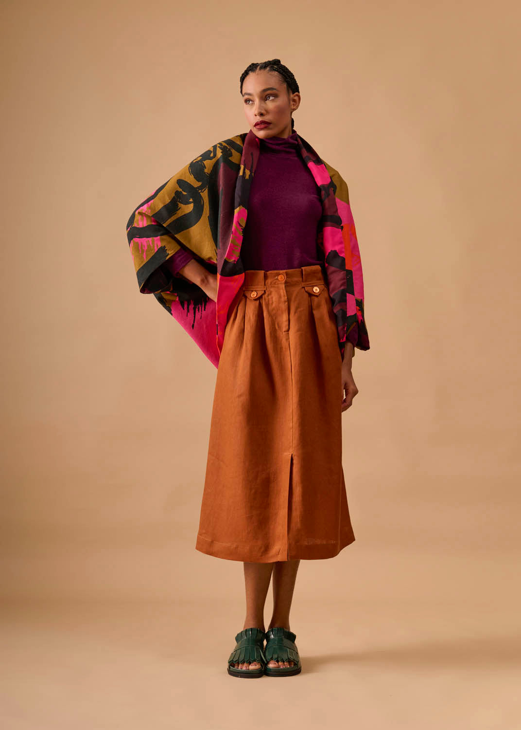 Saia Armadura Linho Liso