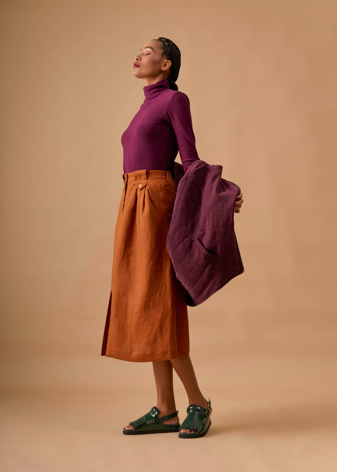 Saia Armadura Linho Liso