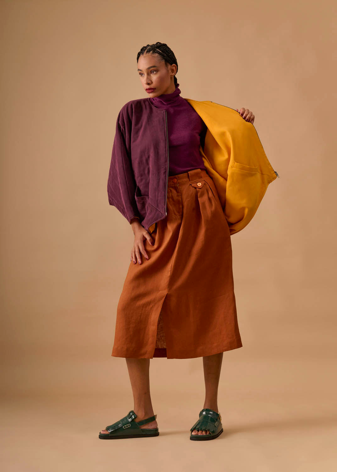 Casaco Casulo Tencell Liso