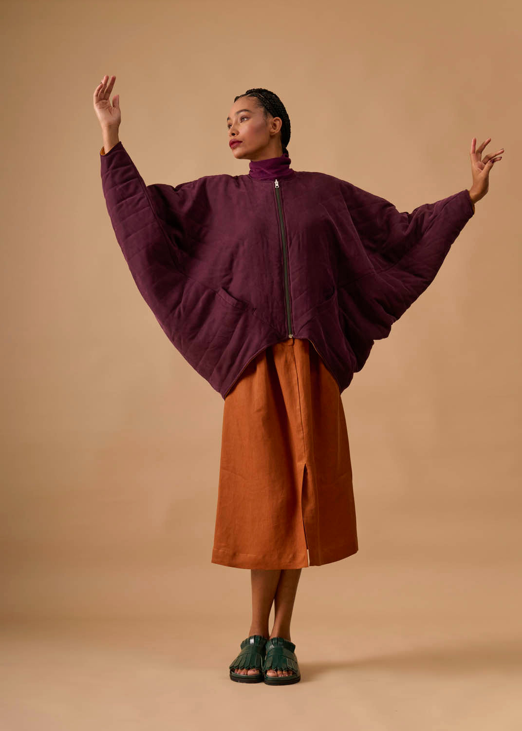 Casaco Casulo Tencell Liso