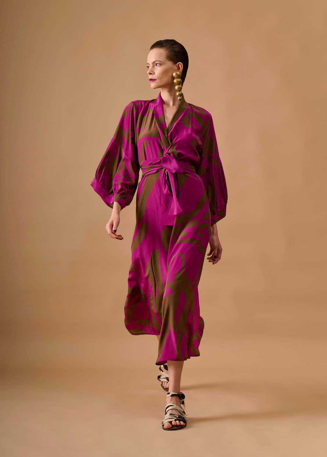 Vestido Ully Seda Estampado