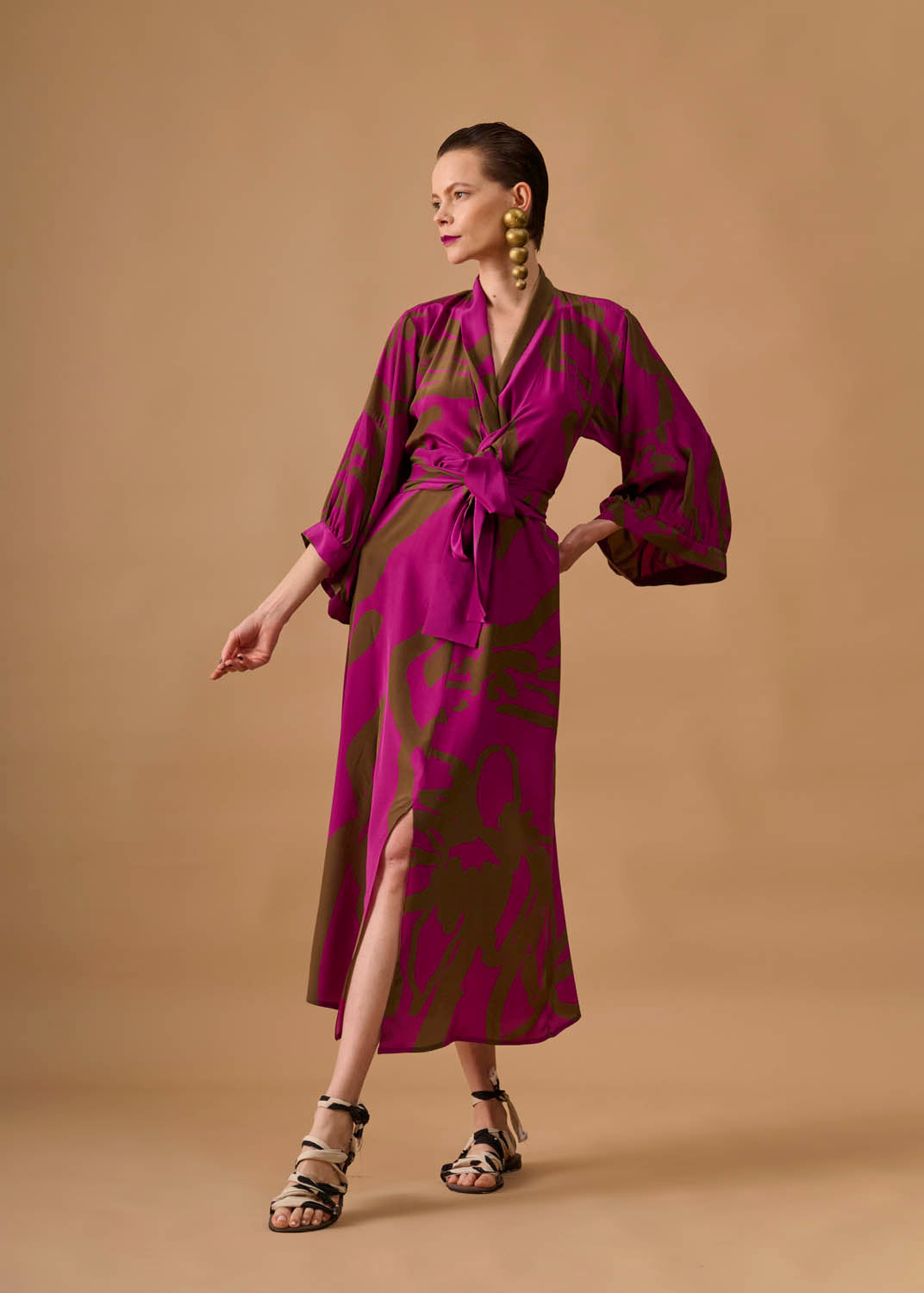 Vestido Ully Seda Estampado