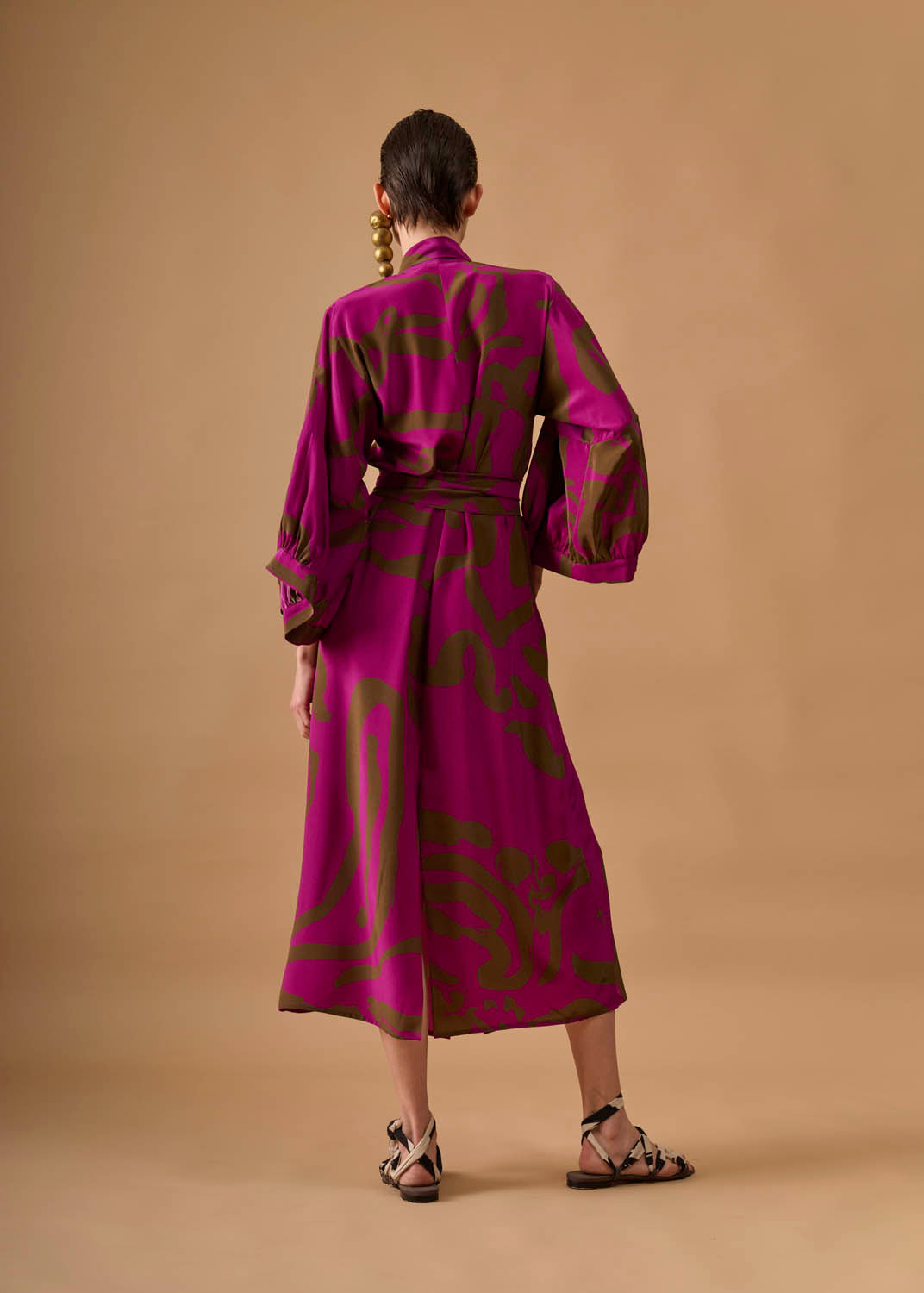 Vestido Ully Seda Estampado