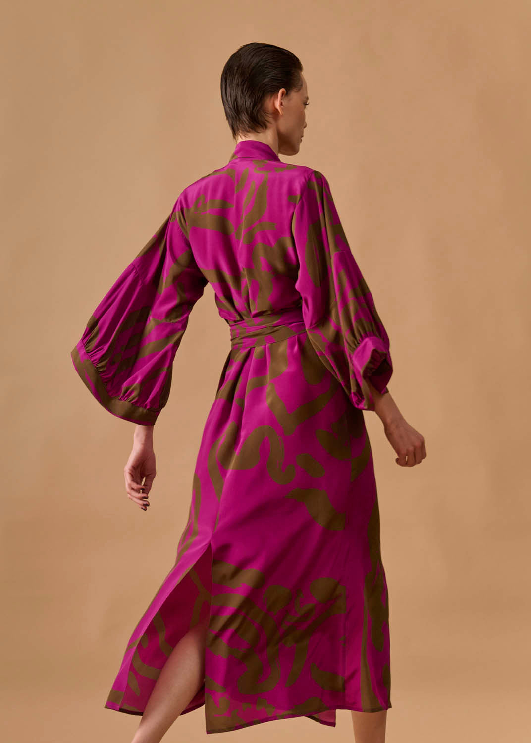 Vestido Ully Seda Estampado