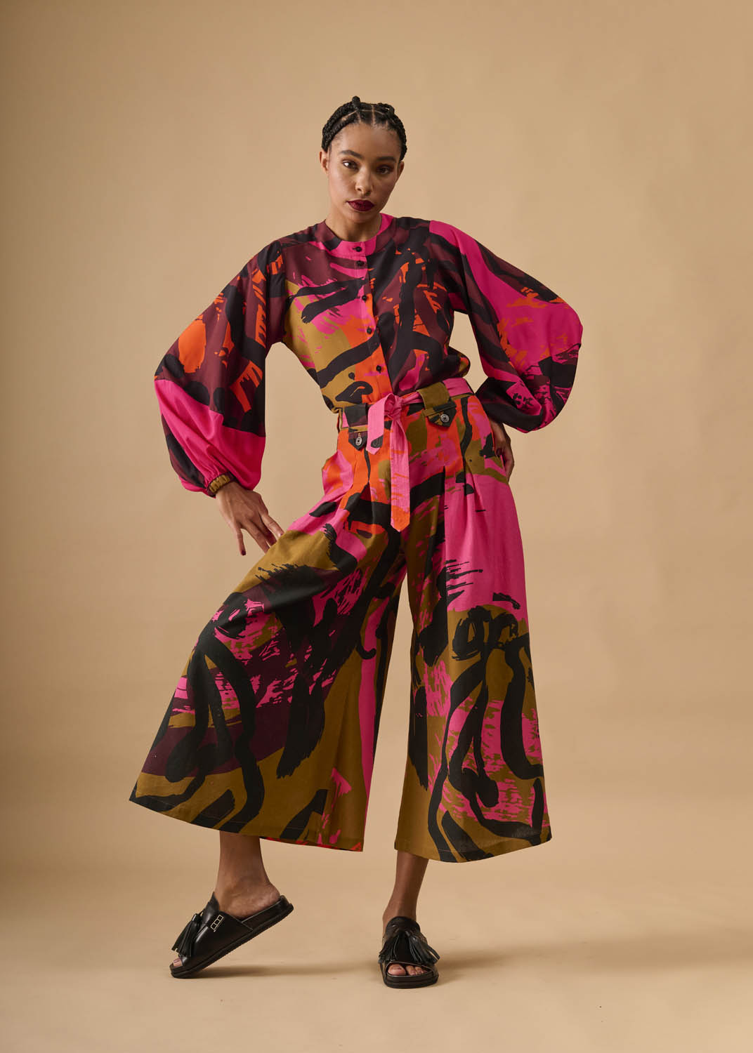 Camisa Sino Viscose Estampada