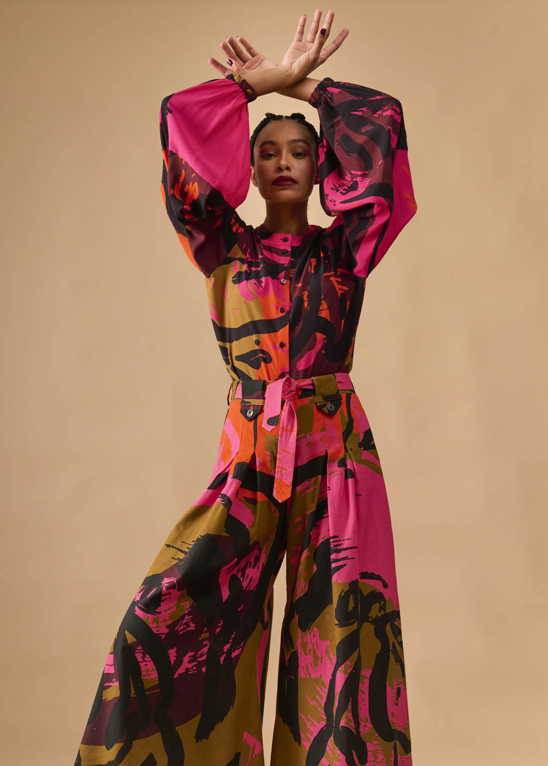 Camisa Sino Viscose Estampada