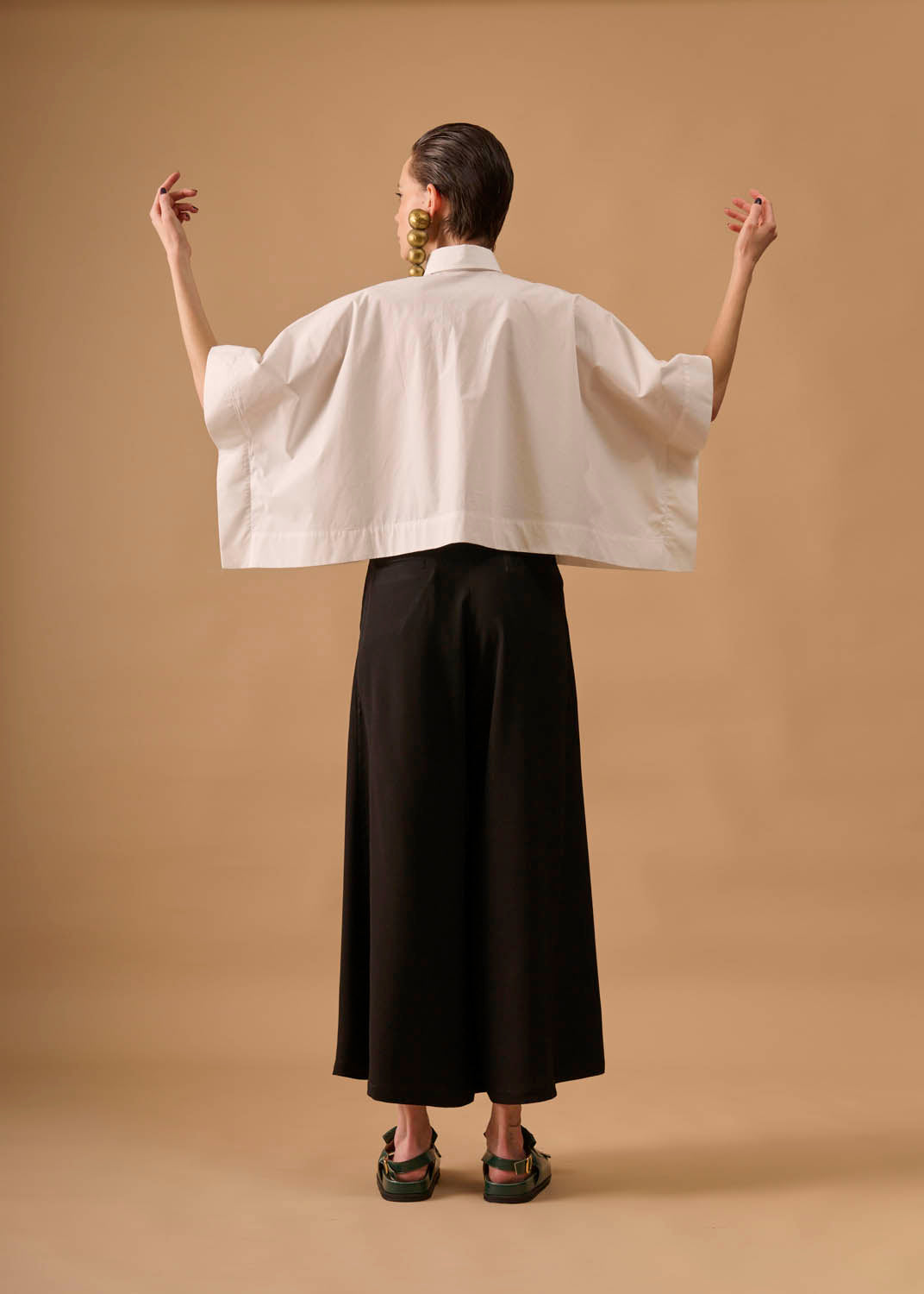 Calça Armadura Crepe Liso