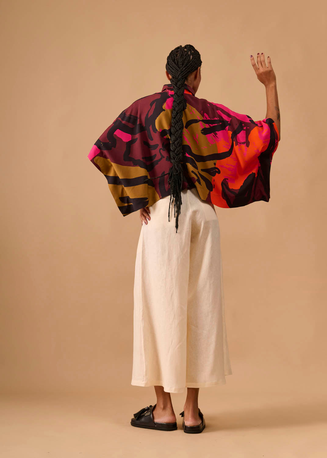 Cropped Marina Viscose Estampado