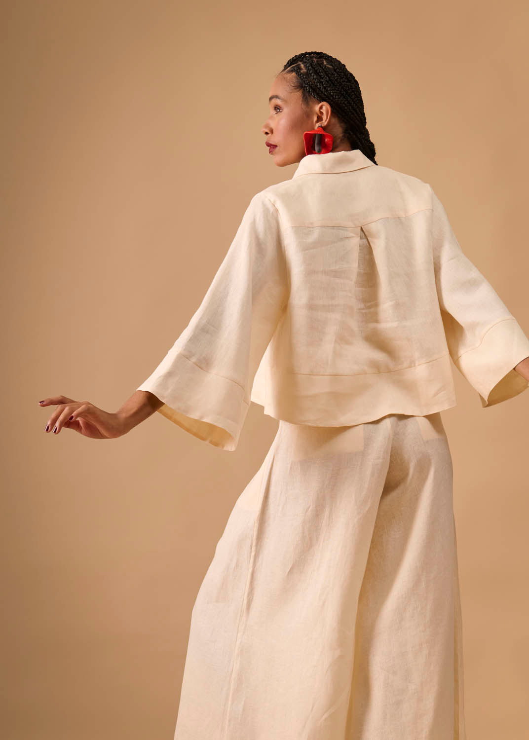 Calça Armadura Linho Liso