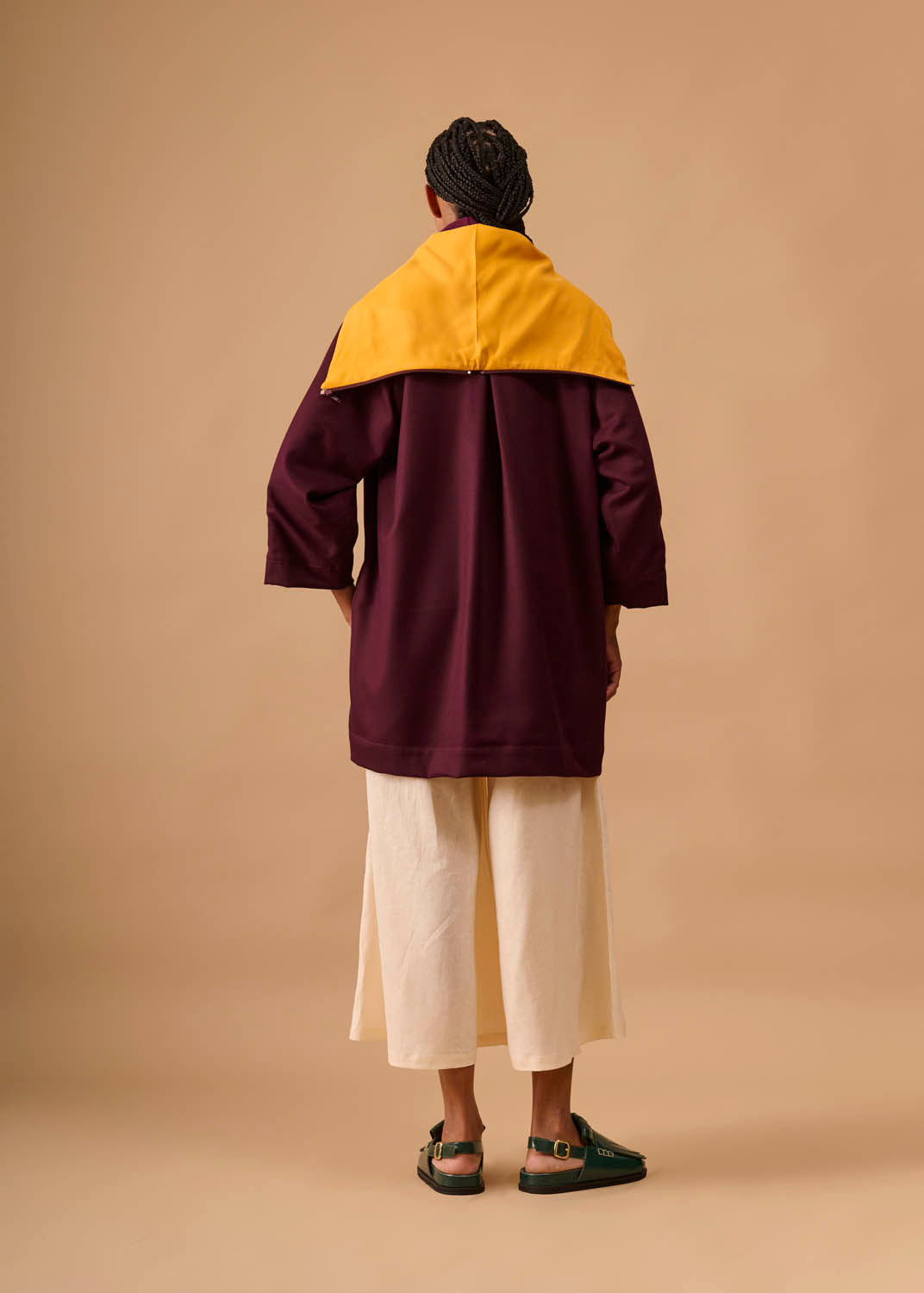 Casaco Capuz Tencell Liso