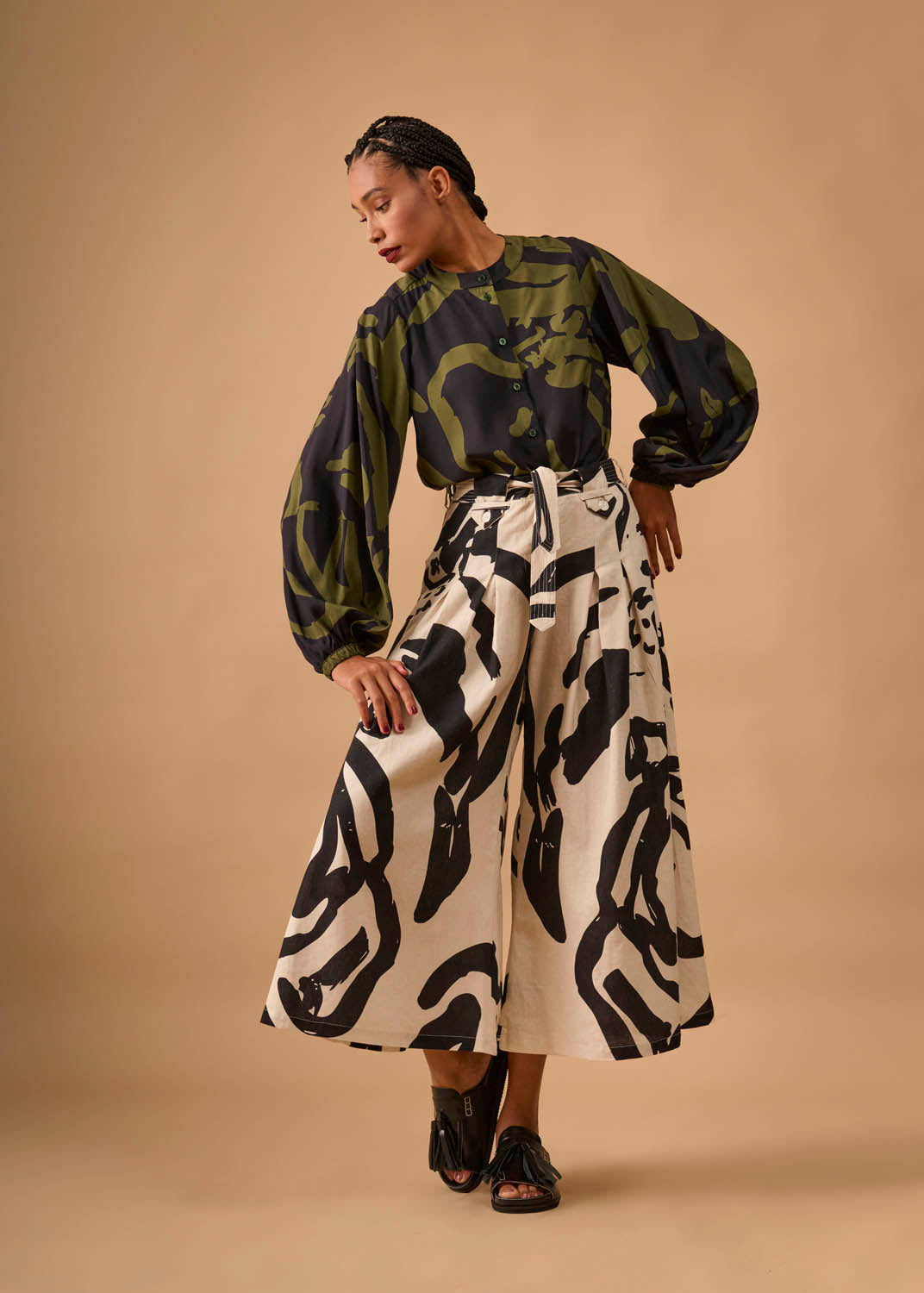 Camisa Sino Viscose Estampada