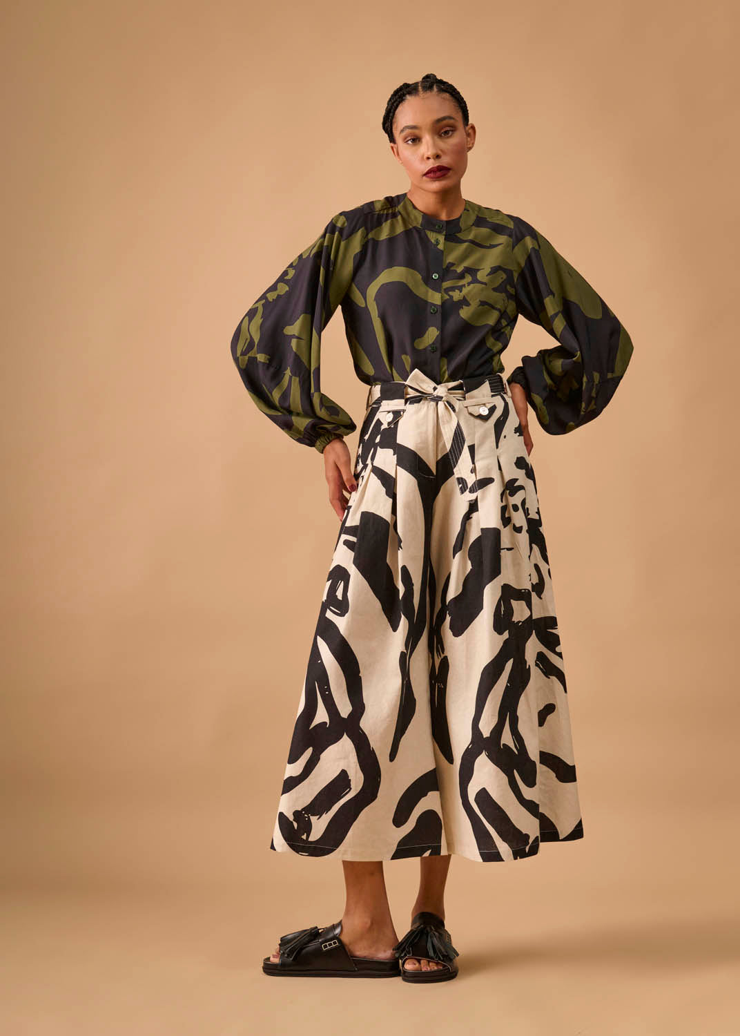 Camisa Sino Viscose Estampada