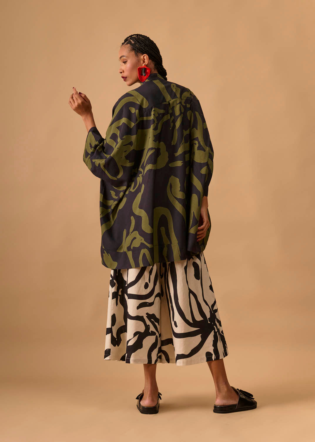 Camisa Moldura Viscose Estampado