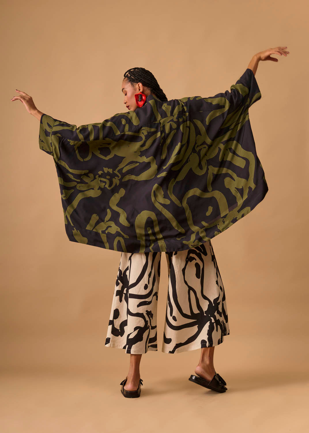 Camisa Moldura Viscose Estampado