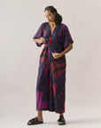 Macacão Moldura Viscose Estampado