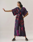 Macacão Moldura Viscose Estampado