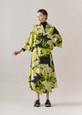 Cropped A Linho Estampado