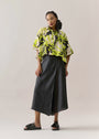 Cropped Marina Linho Estampado