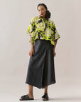Cropped Marina Linho Estampado