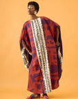 Caftan Bola Longo Viscose Estampado