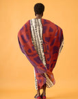 Caftan Bola Longo Viscose Estampado