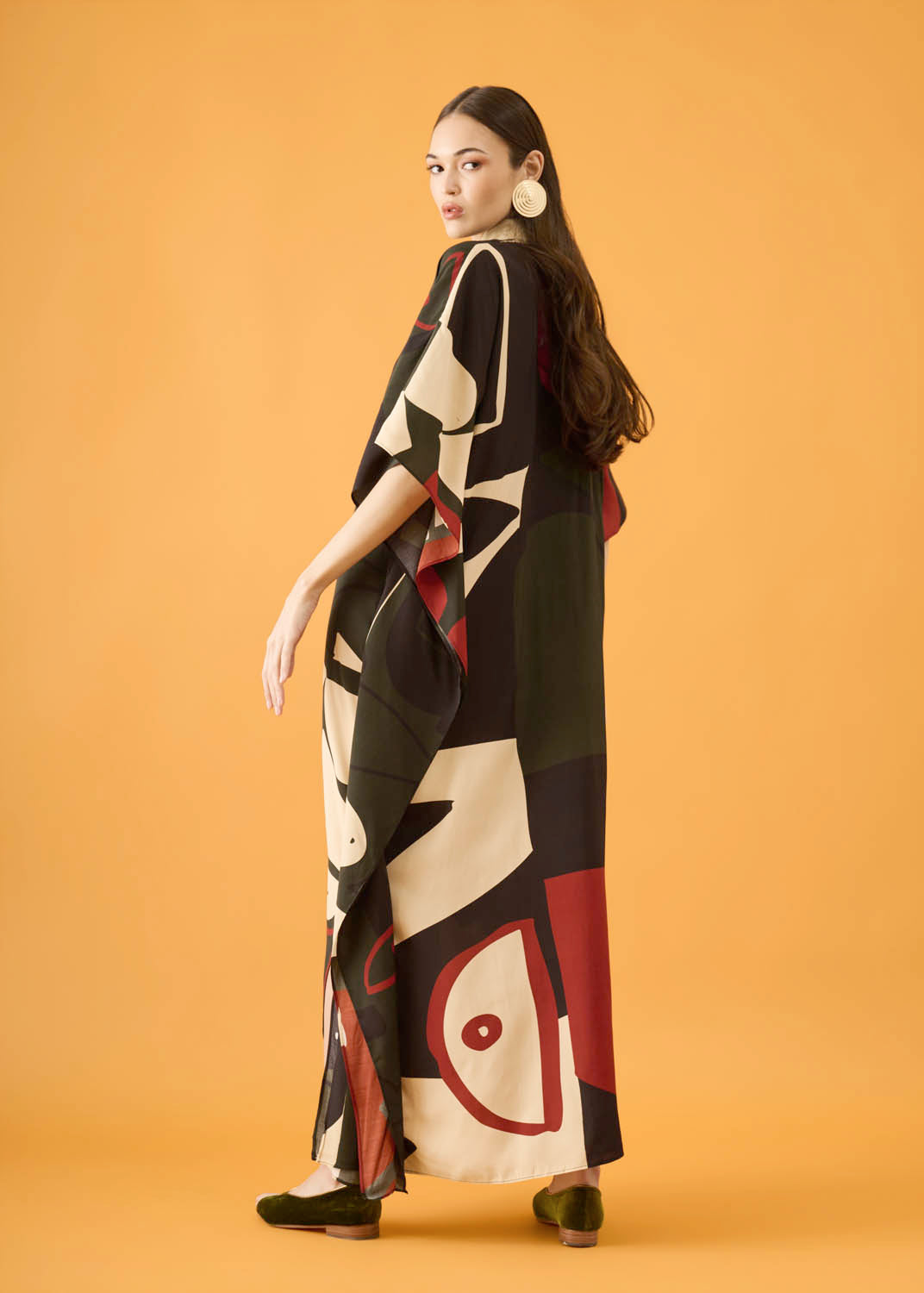 Vestido Asa Viscose Estampado