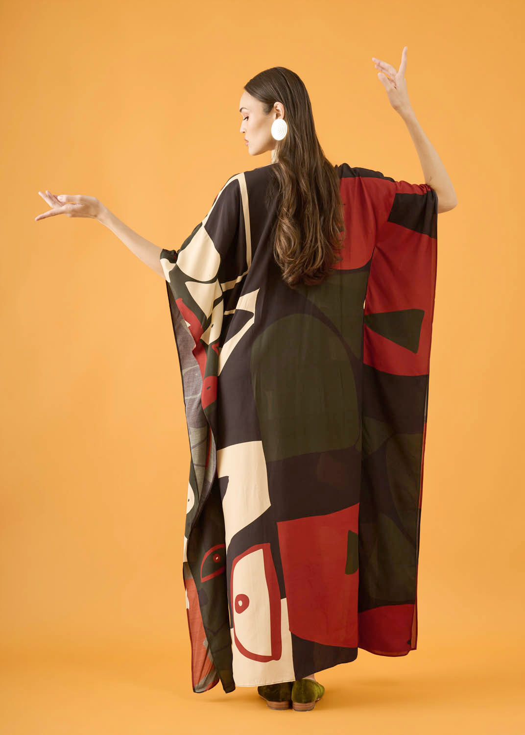 Vestido Asa Viscose Estampado
