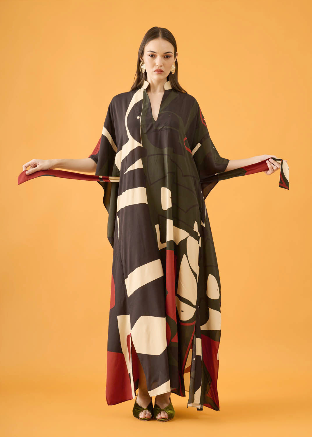 Vestido Asa Viscose Estampado