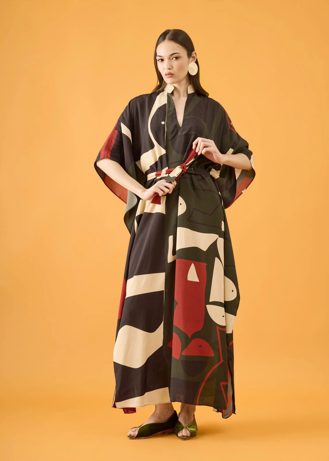 Vestido Asa Viscose Estampado