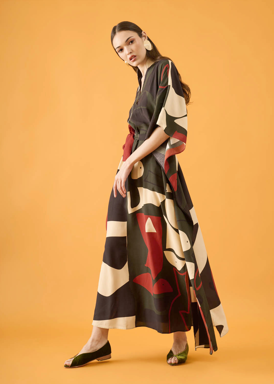Vestido Asa Viscose Estampado