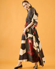 Vestido Asa Viscose Estampado