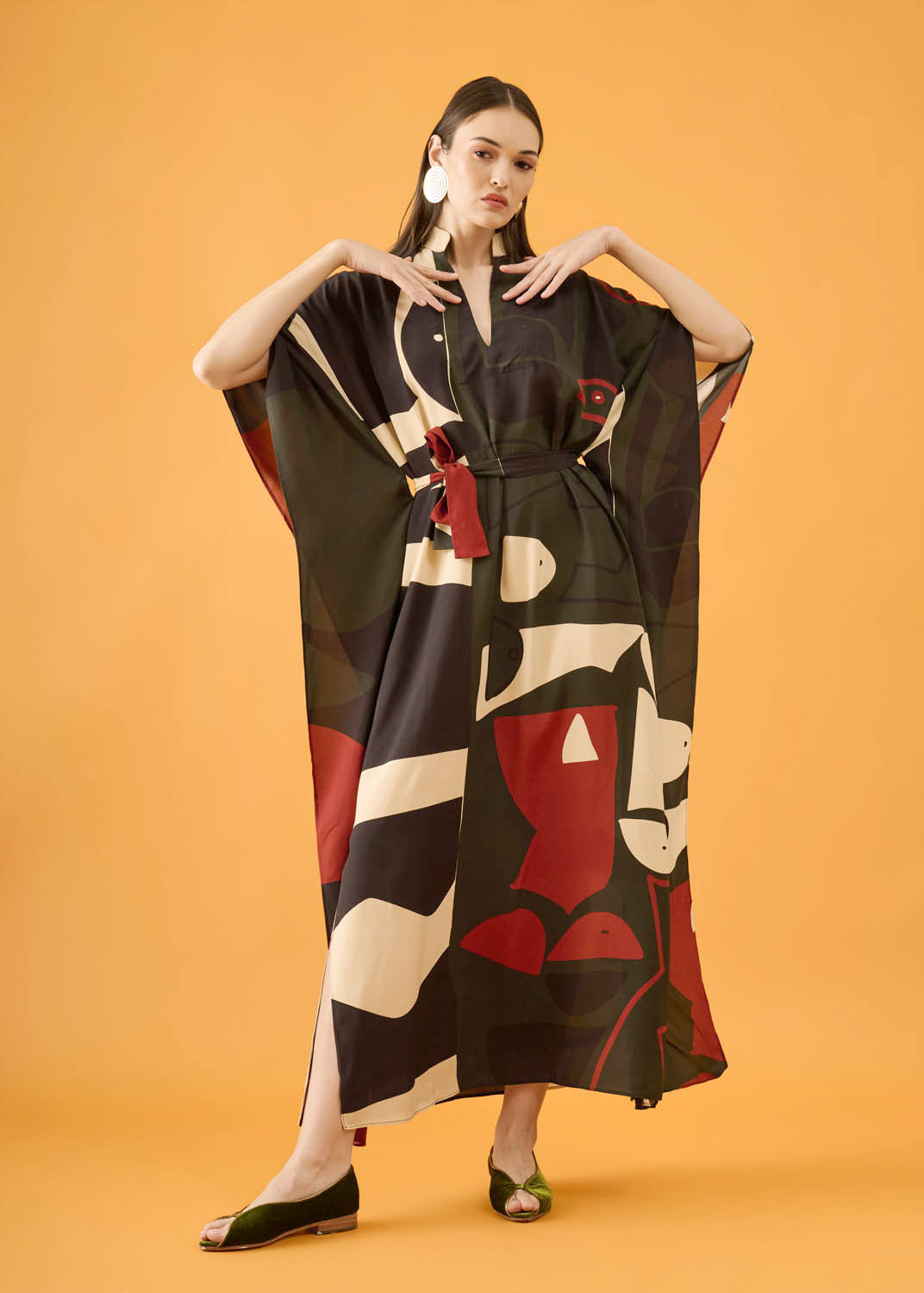 Vestido Asa Viscose Estampado