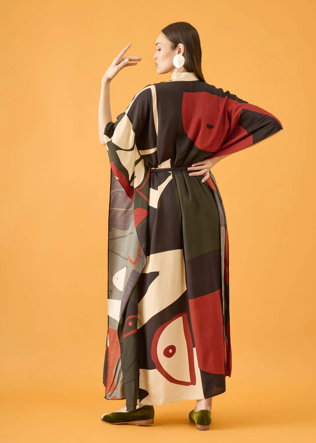 Vestido Asa Viscose Estampado
