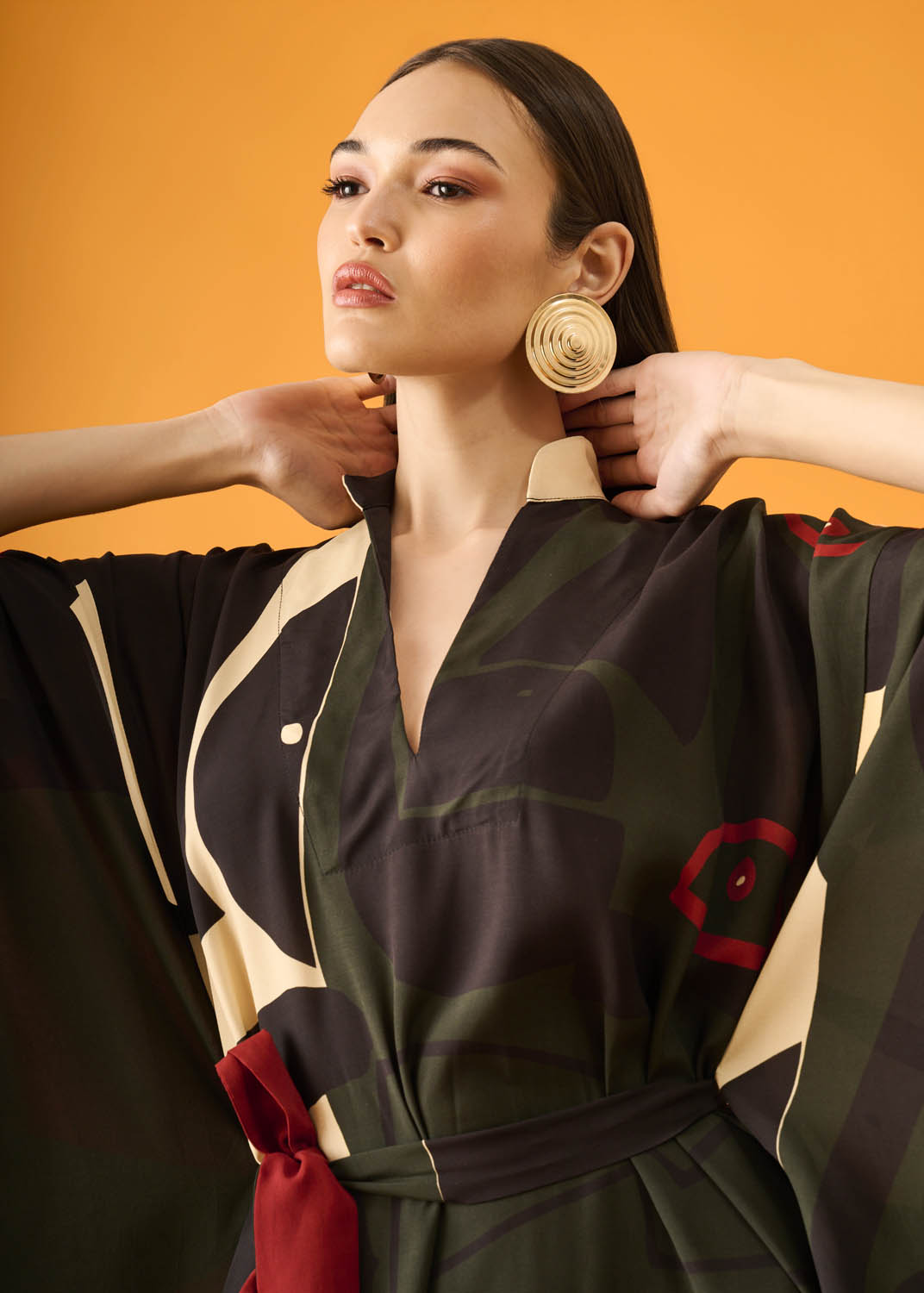 Vestido Asa Viscose Estampado