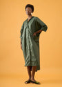 Chemise Retangulo Algodão Liso