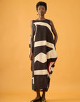 Vestido Tuba Viscose Estampado