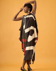 Vestido Tuba Viscose Estampado