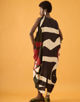 Vestido Tuba Viscose Estampado
