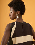 Vestido Tuba Viscose Estampado