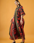 Vestido Asa Seda Estampado