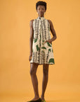 Vestido Balão Linho Estampado