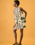 Vestido Balão Linho Estampado