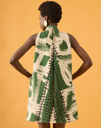 Vestido Balão Linho Estampado