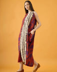 Vestido Tuba Viscose Estampado