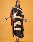 Caftan Bola Longo Viscose Estampado