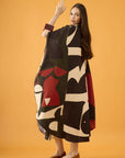 Caftan Bola Longo Viscose Estampado