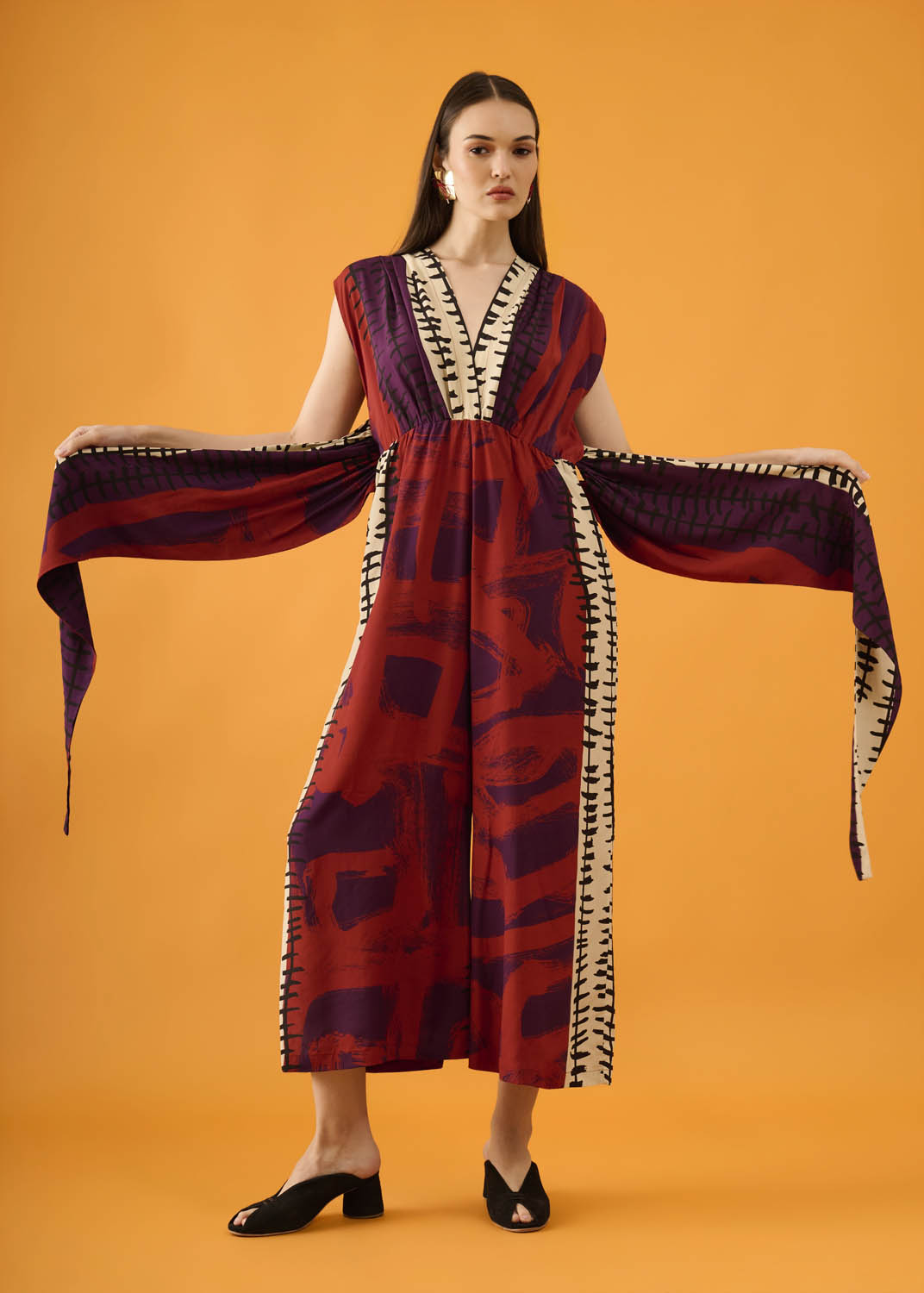 Macacão Opereta Viscose Estampado