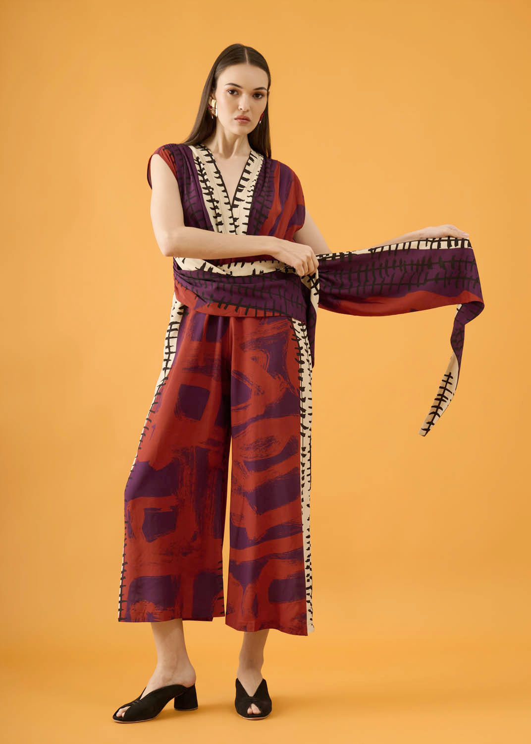 Macacão Opereta Viscose Estampado