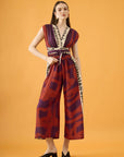 Macacão Opereta Viscose Estampado